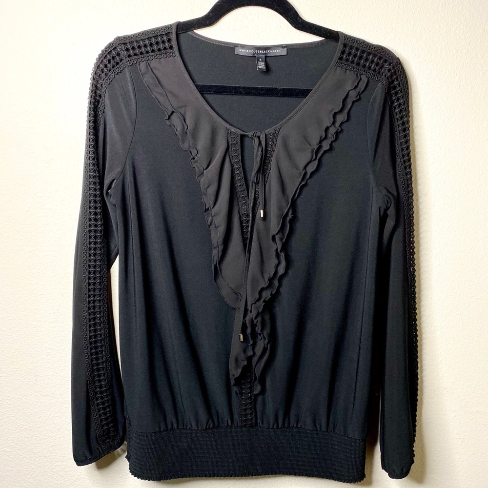 🖤White House Black Market🖤Ruffled Blouse